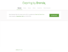 Tablet Screenshot of cateringbybrenda.com